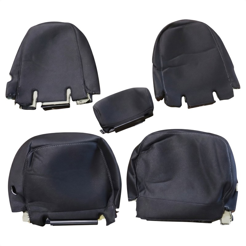Black Cloth Headrest Covers 19-20 Chevy Silverado 1500 New Take Off OEM Factory