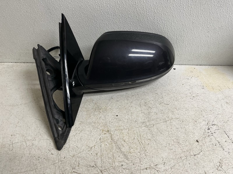 2011-2014 Audi A8 Left Driver Side View Door Mirror 15 Wire Black Glass Oem
