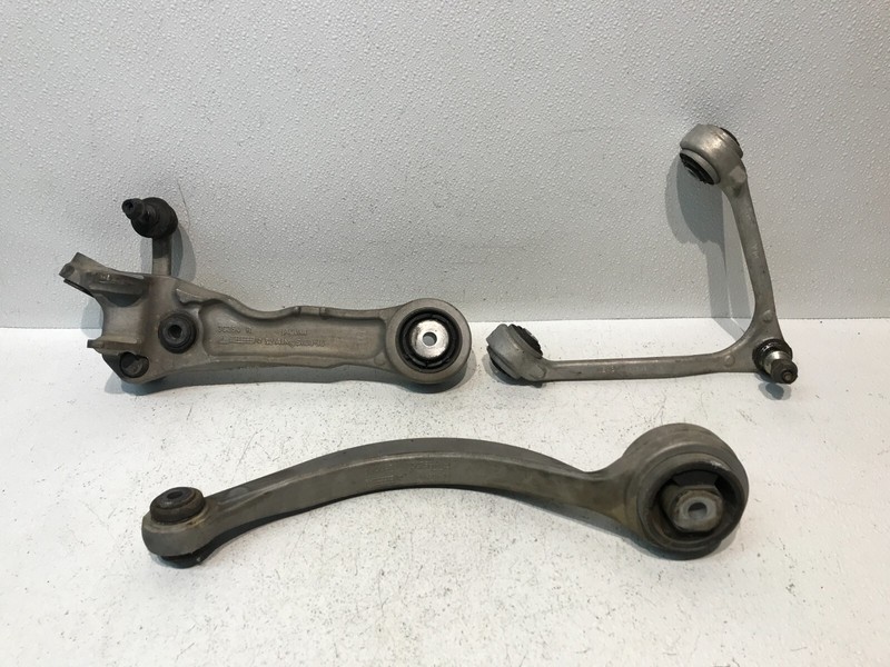 03-08 Jaguar X206 S-Type Front Right Side Top Upper Lower Control Arm Set OEM