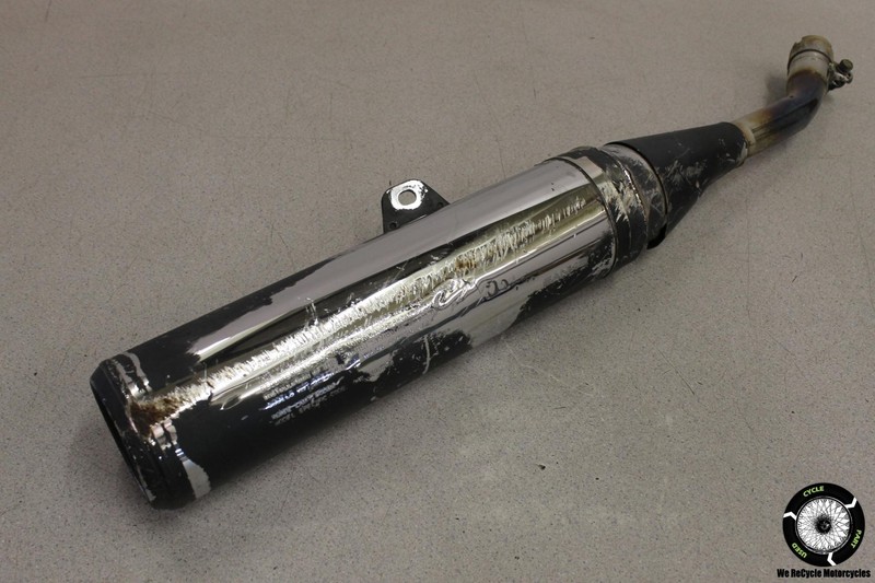 2006 Kawasaki Ninja 250 R EX250F RIGHT EXHAUST PIPE MUFFLER SLIP ON SILENCER EX