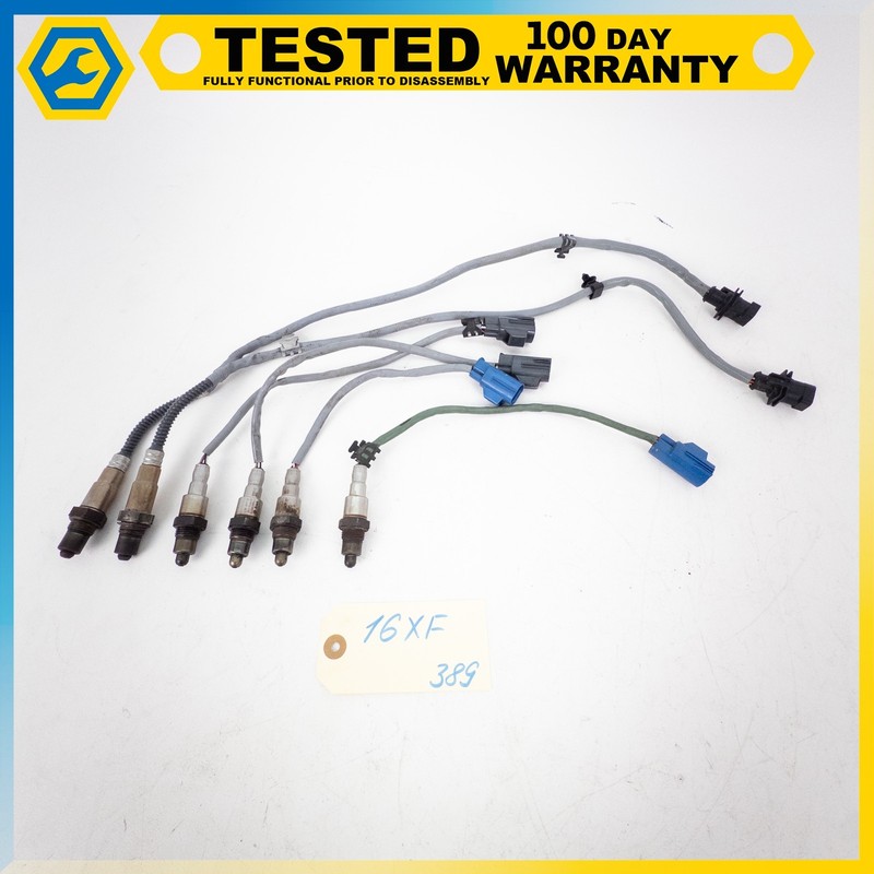 16-20 JAGUAR XF 3.0L OXYGEN O2 SENSOR LAMBDA SET OF 6 OEM