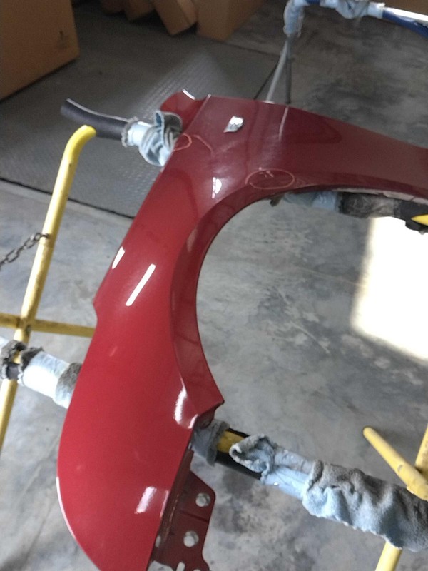 2022 Cadillac CT4 Left Fender Red 72000 Mi OEM Part #7875713