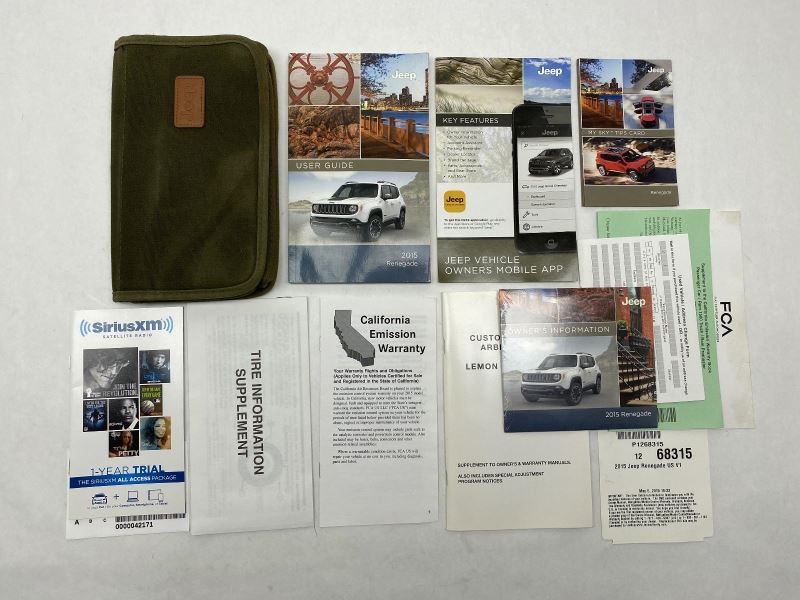 Owners Manual 2015 Jeep Renegade 84016