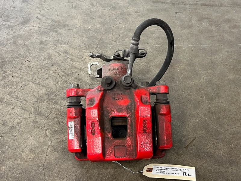 ⭐2021-2025 HYUNDAI ELANTRA N FWD REAR LEFT DRIVER BRAKE CALIPER RED OEM LOT2733