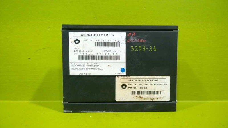 07 08 09 DURANGO AMP AMPLIFIER OEM 3253-36