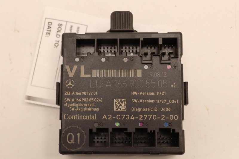2014-2017 MERCEDES CLA250 C117 FRONT LEFT DRIVER SIDE DOOR CONTROL MODULE OEM