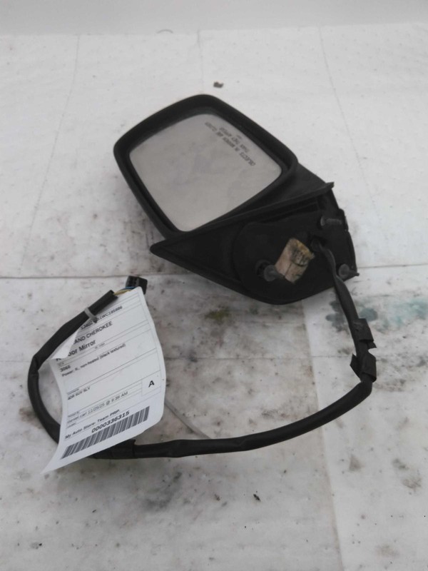 Used Right Door Mirror fits: 1998 Jeep Grand cherokee Power R. non-heated black