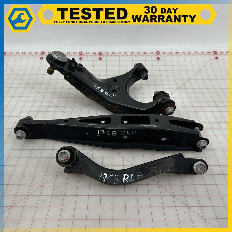 15-21 Subaru WRX STI REAR LEFT SUSPENSION CONTROL ARM SET OF 3 OEM