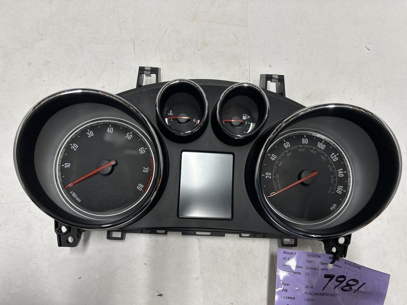 2014 BUICK ENCORE Speedometer cluster MPH 25k miles 95375161 OEM 14