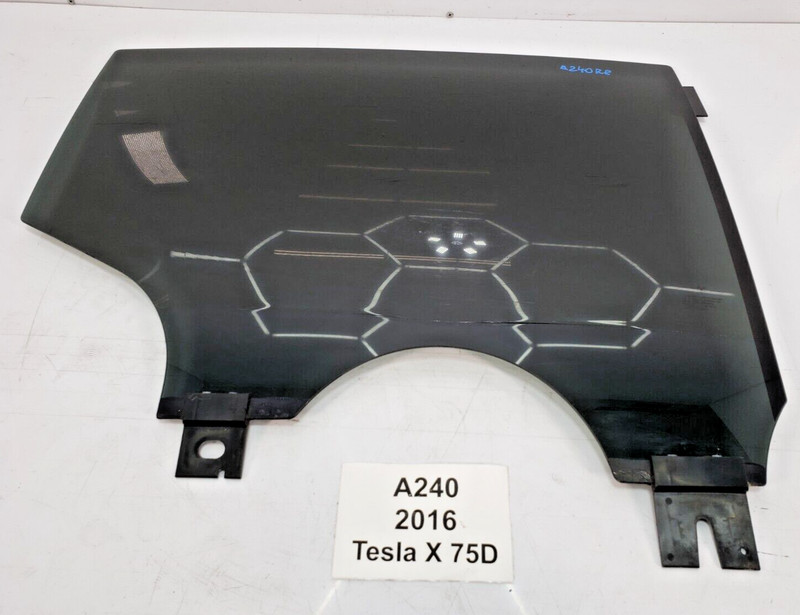 ✅ 2016-2020 Tesla Model X Rear Right Passenger Side Door Window Glass Tinted