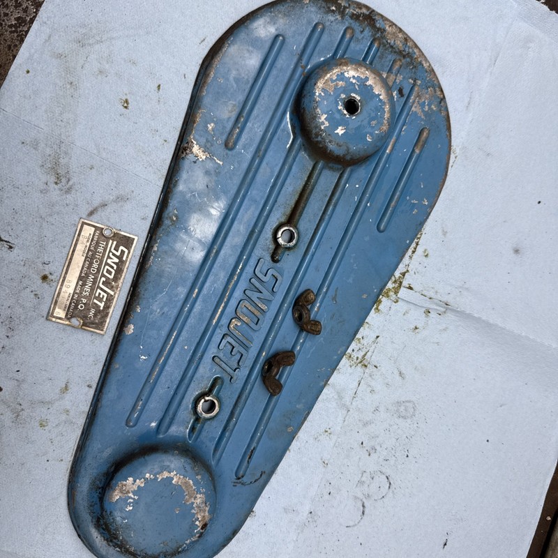1969 Sno-jet 190 B-4 vintage snowmobile Hirth 300cc Chain Case Cover