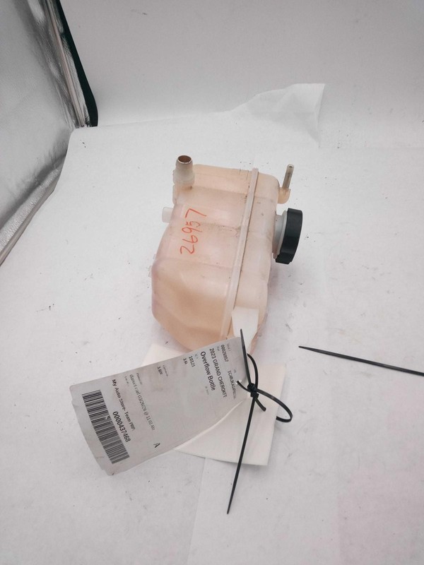 2023 Jeep Grand Cherokee Engine Coolant Reservoir OEM White 3.6L 28K Miles
