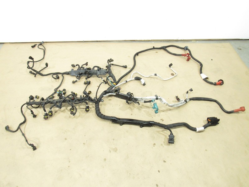 14-19 Maserati Quattroporte 2016 3.8L RWD Engine Motor Wire Wiring Harness ;:A