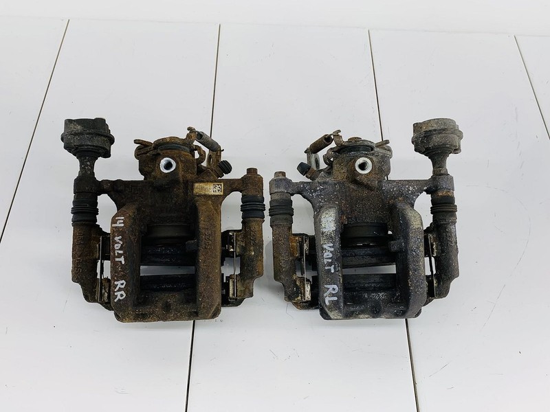 11-15 CHEVROLET VOLT FWD REAR LEFT & RIGHT SIDE ABS BRAKE CALIPER SET OF 2 OEM