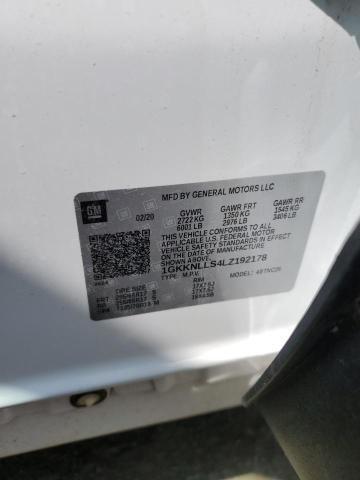 2020 GMC Acadia Speedometer Gauge OEM White 84698056, 50K Miles, Warranty