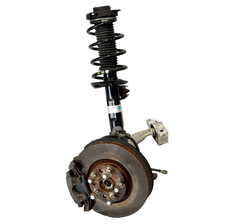 📌 2015-2018 AUDI Q3 FRONT DRIVER LEFT KNEE STRUT ASSEMBLY W/ BRAKE CALIPER OEM
