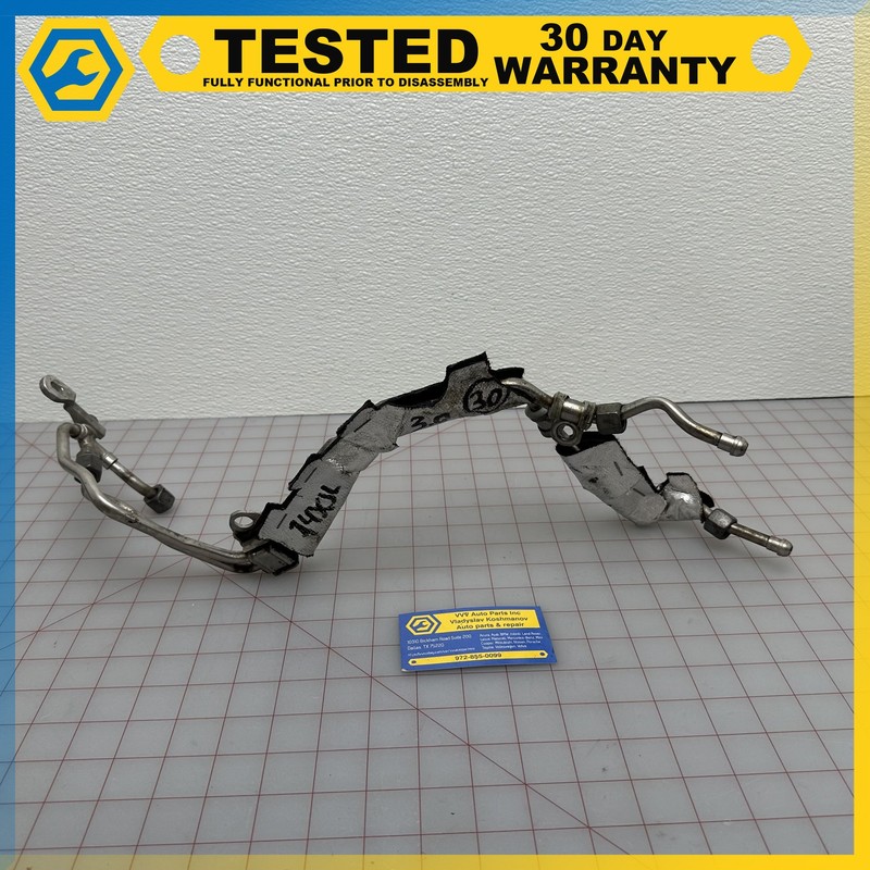 13-19 JAGUAR XJ XF 3.0L HIGH PRESSURE FUEL PUMP FEED HOSE LINE OEM