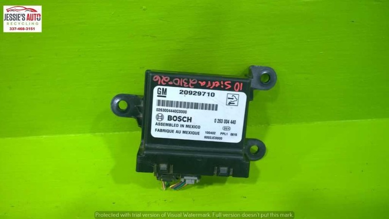 10 11 12 13 GMC SIERRA 1500 SLE 5.3L AT REAR PARK ASSIST MODULE OEM 2310-26