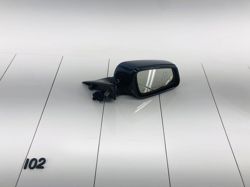 14-15 BMW 650I XDRIVE RIGHT EXTERIOR REAR VIEW MIRROR TIEFSEEBLAU METALLIC OEM