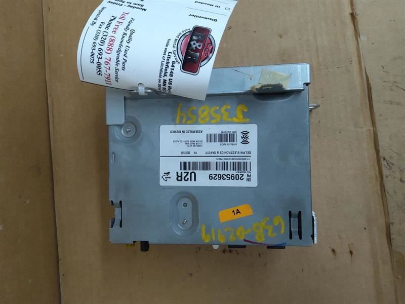 Audio Equipment Radio Receiver Am-fm-cd Changer Opt U2R Fits 09-14 CTS 257891
