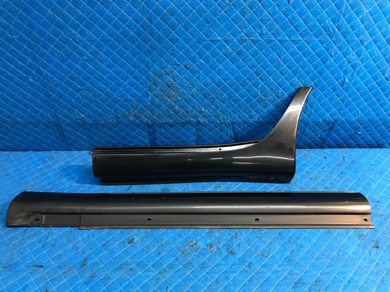 04-06 LEXUS UCF30L LS430 FRONT & REAR LEFT SIDE SKIRT ROCKER PANEL MOLDING OEM