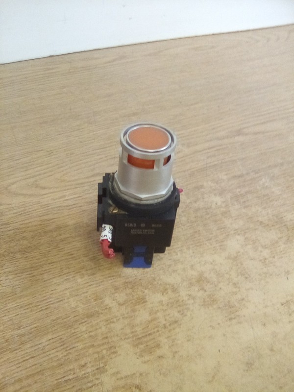 Honeywell Micro Switch PTH3151 Amber Pushbutton W/ PTCM