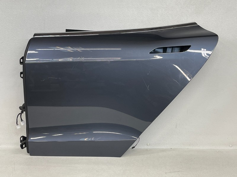 ⭐2012-2021 TESLA MODEL S REAR LEFT DOOR SHELL COVER PANEL BLACK ASSY OEM LOT2TP