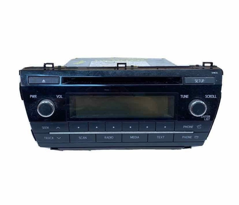 2014 2016 TOYOTA COROLLA RADIO DISPLAY AND RECEIVER W/O 6.1" SCREEN 8612002F60