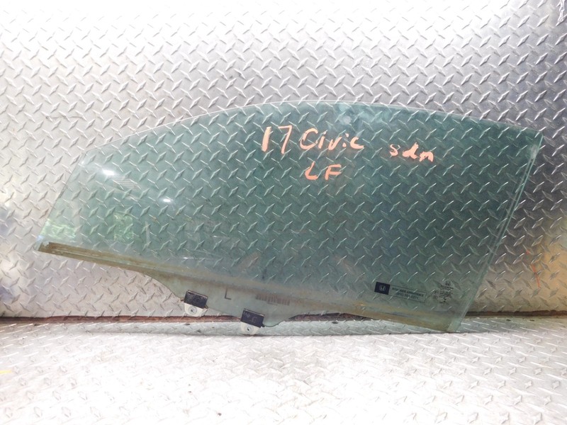 16-21 HONDA CIVIC LEFT FRONT DRIVER DOOR GLASS SEDAN / 19-22 HONDA INSIGHT
