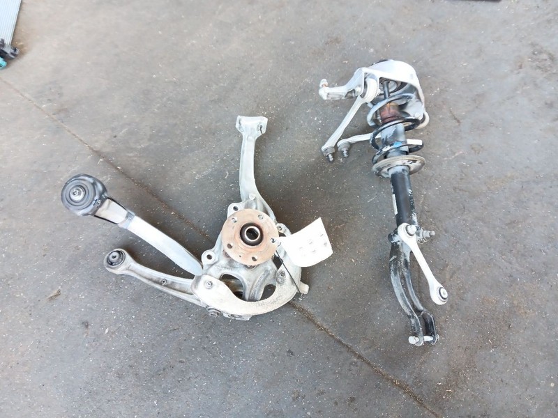 2017-2023 Porsche Macan Right Front Suspension Spindle Knuckle Control Arm Set