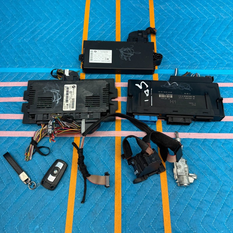 2011 BMW 335i N55 CAS DME FRM Ignition Lock and Key Control Kit OEM