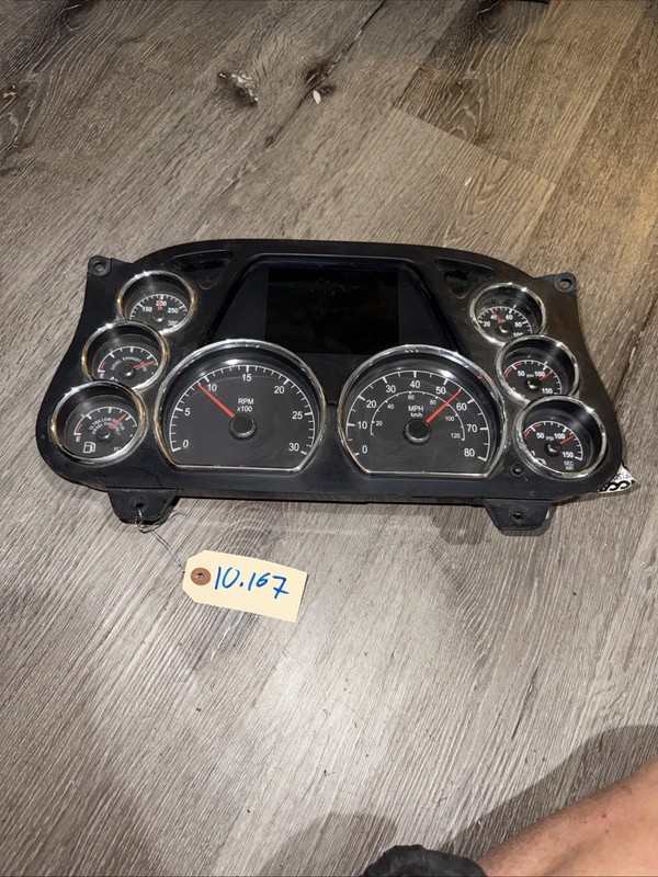Peterbilt 2016 579 Paccar Instrument Cluster Speedometer P/N Q43-6057-1-2-109C