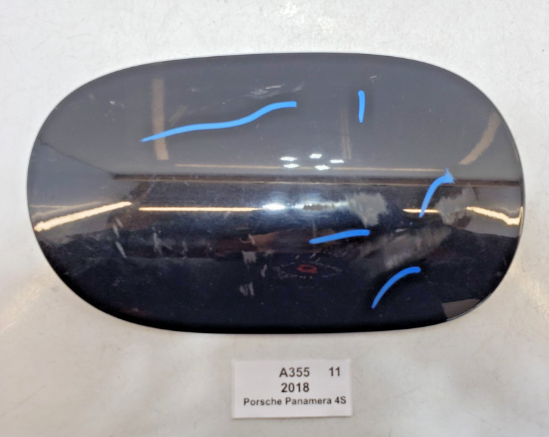 ✅17-23 OEM Porsche Panamera 4S 971 Rear Fuel Filler Flap Gas Door Black 2T NOTE*