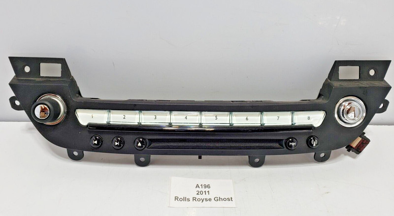 ✅ 2010-2014 OEM Rolls Royce Ghost RR4 Audio Control Panel Audio Operator Unit