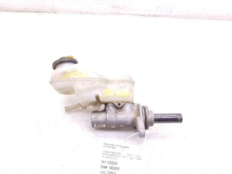 09-10 TOYOTA COROLLA 1.8L 4CYL FWD BRAKE MASTER CYLINDER ASSEMBLY