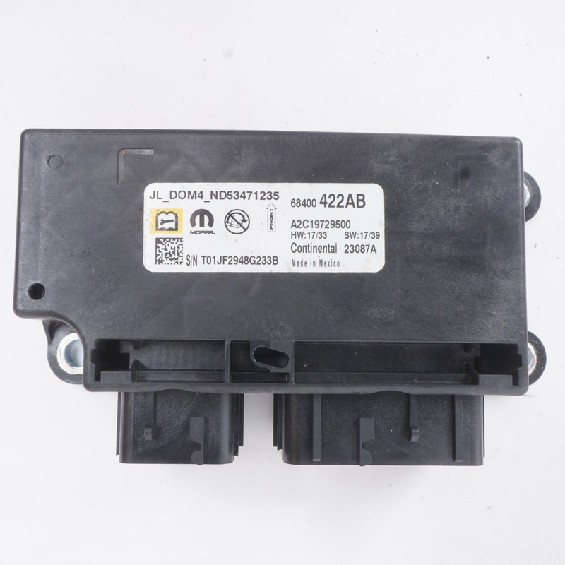 2018 - 2019 Jeep Wrangler Jl Occupant Restraint Control Module Unit OEM