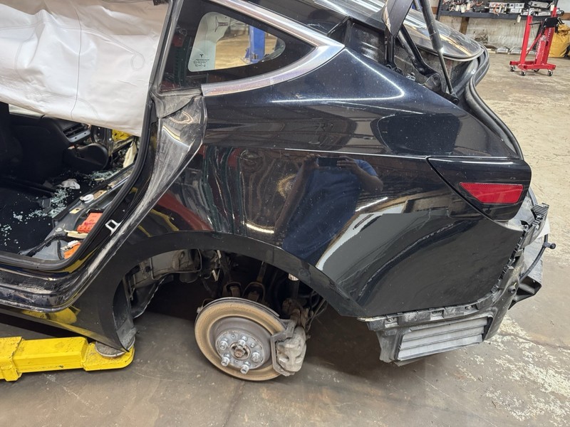 2018-2023 Tesla Model 3 Rear Left Quarter Panel Structural Frame Cut N-9143