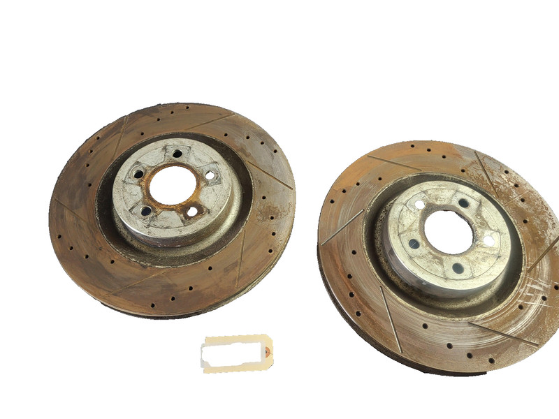 Used Oem Ford Front Brake Rotor Disc SET 2PC for 2019 MUSTANG GT 5.0L RWD