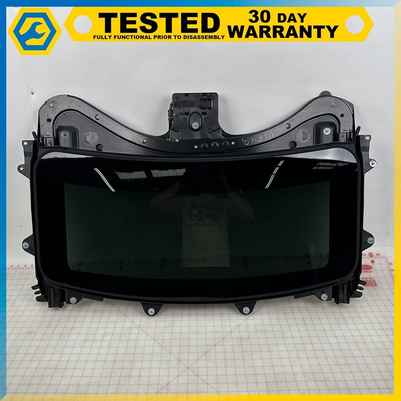 10-16 LAND ROVER L319 LR4 SUNROOF SUN ROOF PANEL FRAME GLASS W/SUN SHADE OEM