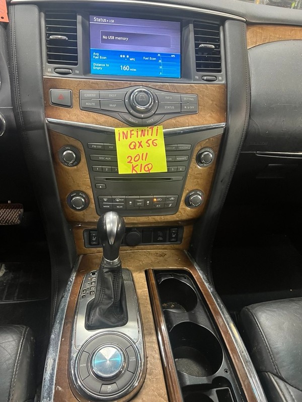 2011-2017 INFINITI QX56 QX80 FRONT DASHBOARD CENTER DISPLAY W/ AIR VENT GRILLE