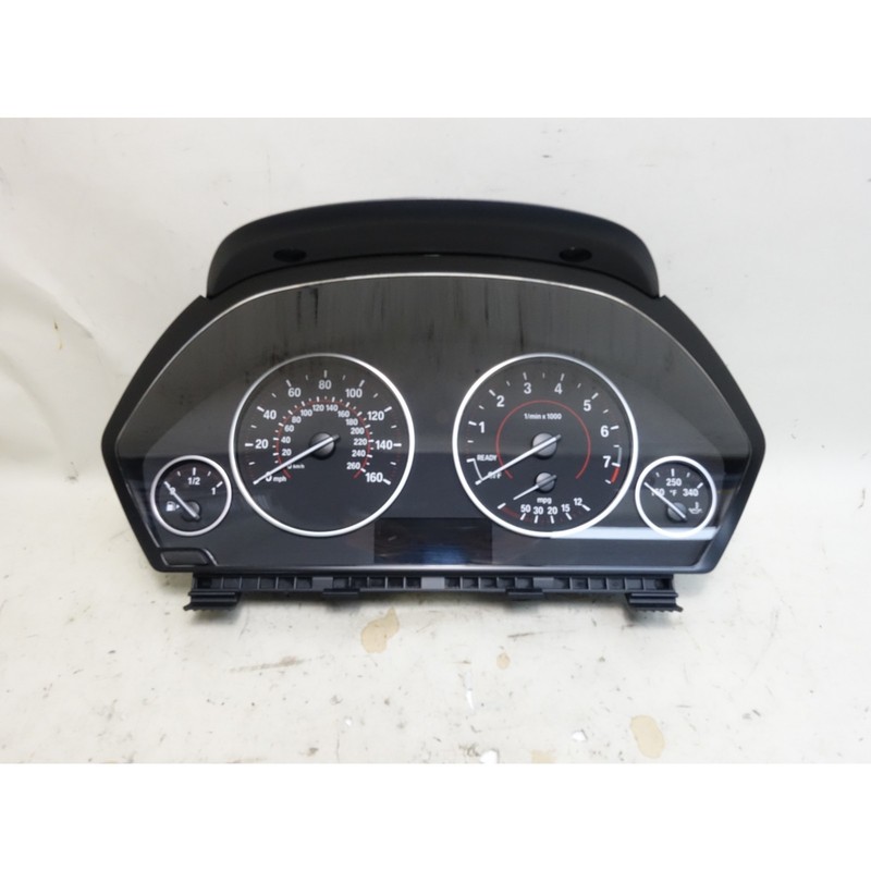 2012-2015 BMW F30 3-Series F32 Early M Sports Instrument Cluster MPH Speedo OEM