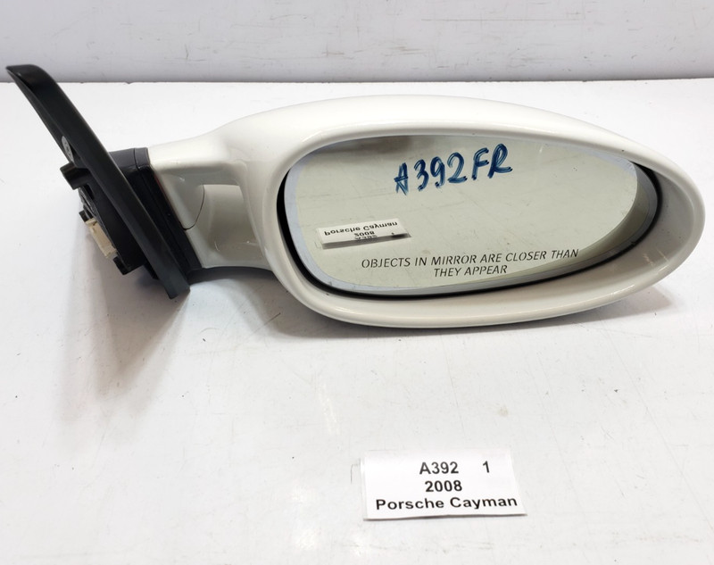 ✅ 05-08 OEM Porsche Cayman S 987 Front Right Passenger Rear View Mirror White*
