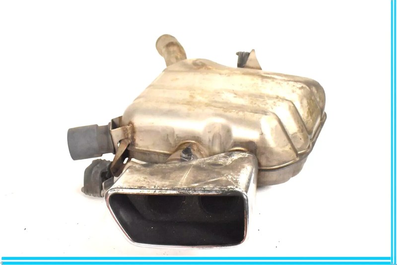 12-18 BMW F12 650i 4.4L Convertible Rear Left Side Exhaust Muffler OEM