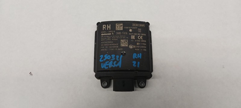 22-'24 NISSAN VERSA rear passenger radar unit blind spot alert OEM 1 Year Wnty!