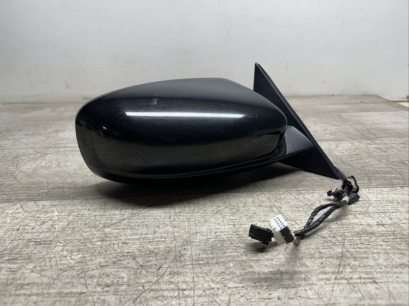 11-14 CHARGER Silver Passenger RH Power Blind Spot Heated Door Mirror Black OE