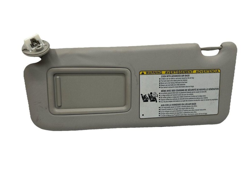 Toyota Rav-4 sun visor 2013 to 2018 left side illuminated assy OEM 7432042592B1