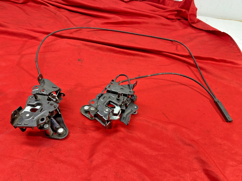 BMW F01 F06 F10 F13 Front Left & Right Hood Bonnet Lock Latch w/ Cable Set OEM✅
