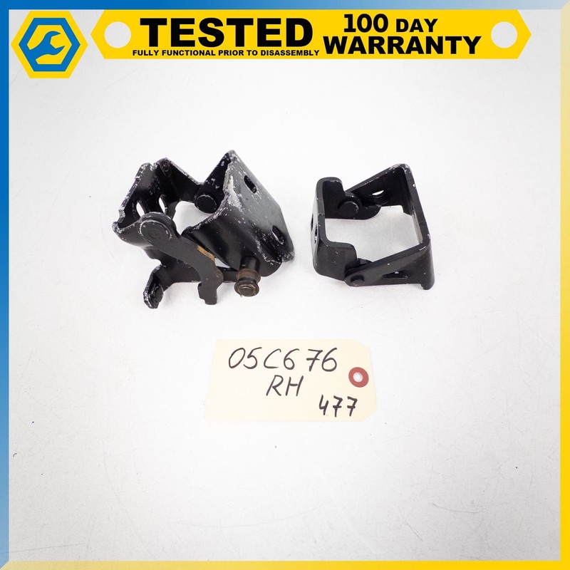 05-13 CHEVROLET CORVETTE C6 XLR FRONT RIGHT PASSENGER SIDE DOOR HINGE SET OEM