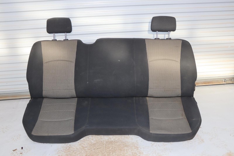 2009-2010 DODGE RAM 1500 QUAD CAB REAR SEAT COMPLETE GRAY CLOTH OEM