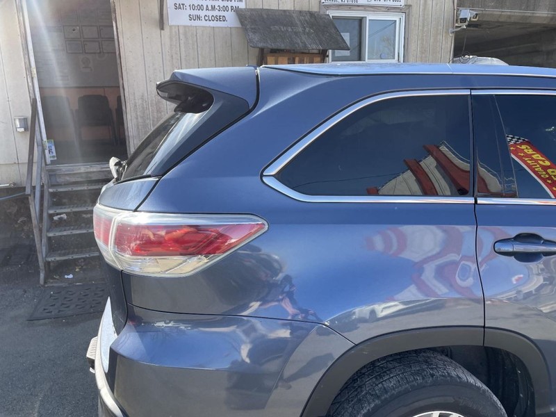 14-19 TOYOTA HIGHLANDER RIGHT QUARTER PANEL BONDO BLUE PC:8V5 AWD 112K XLE 65880